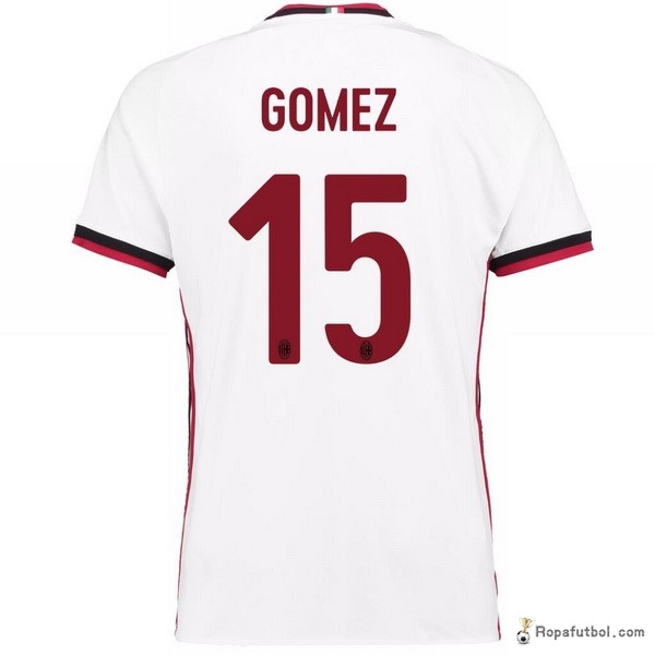 Camiseta AC Milan Replica Segunda Ropa Gomez 2017/18